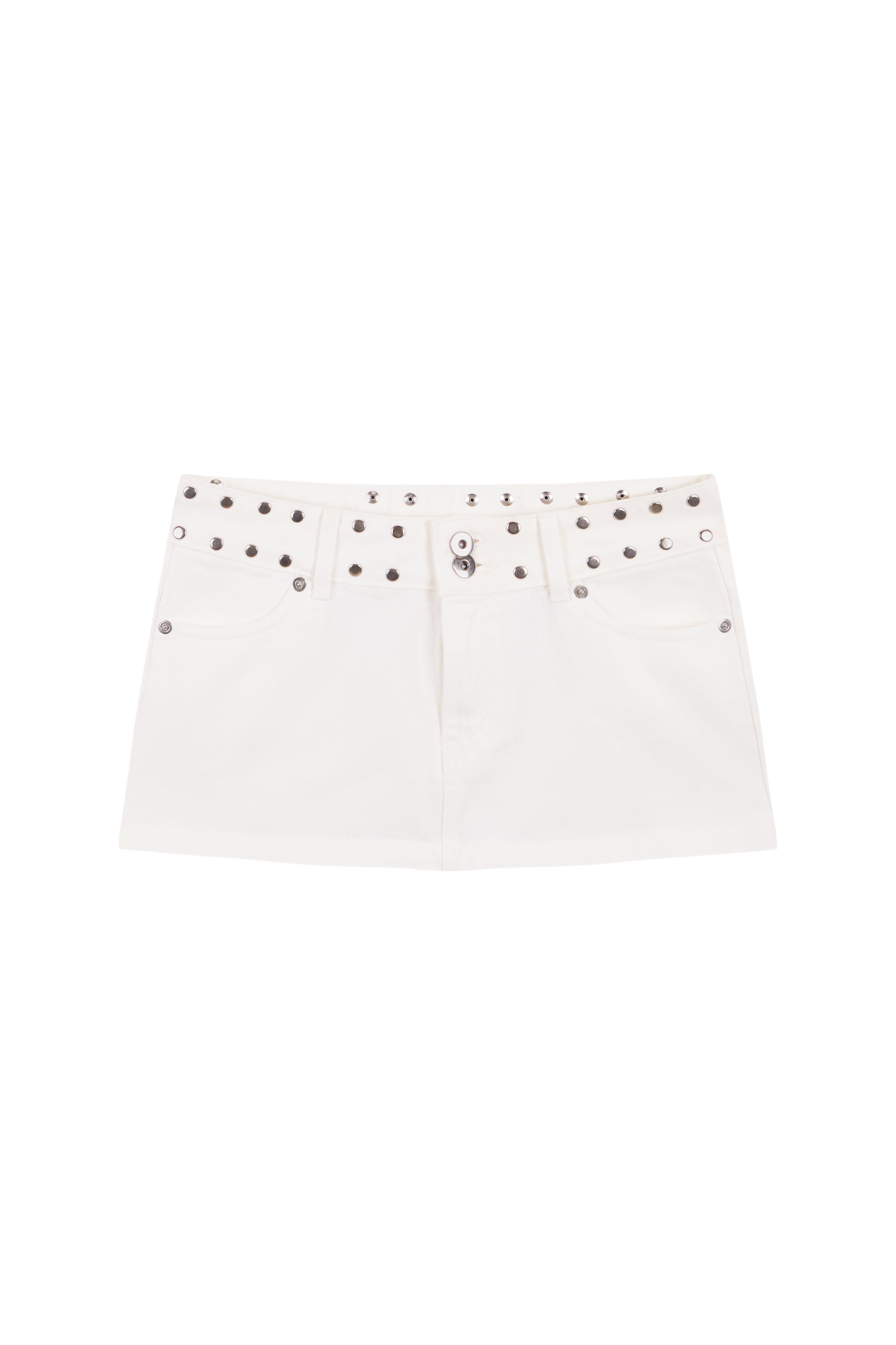 Mini-skirt pink print stars