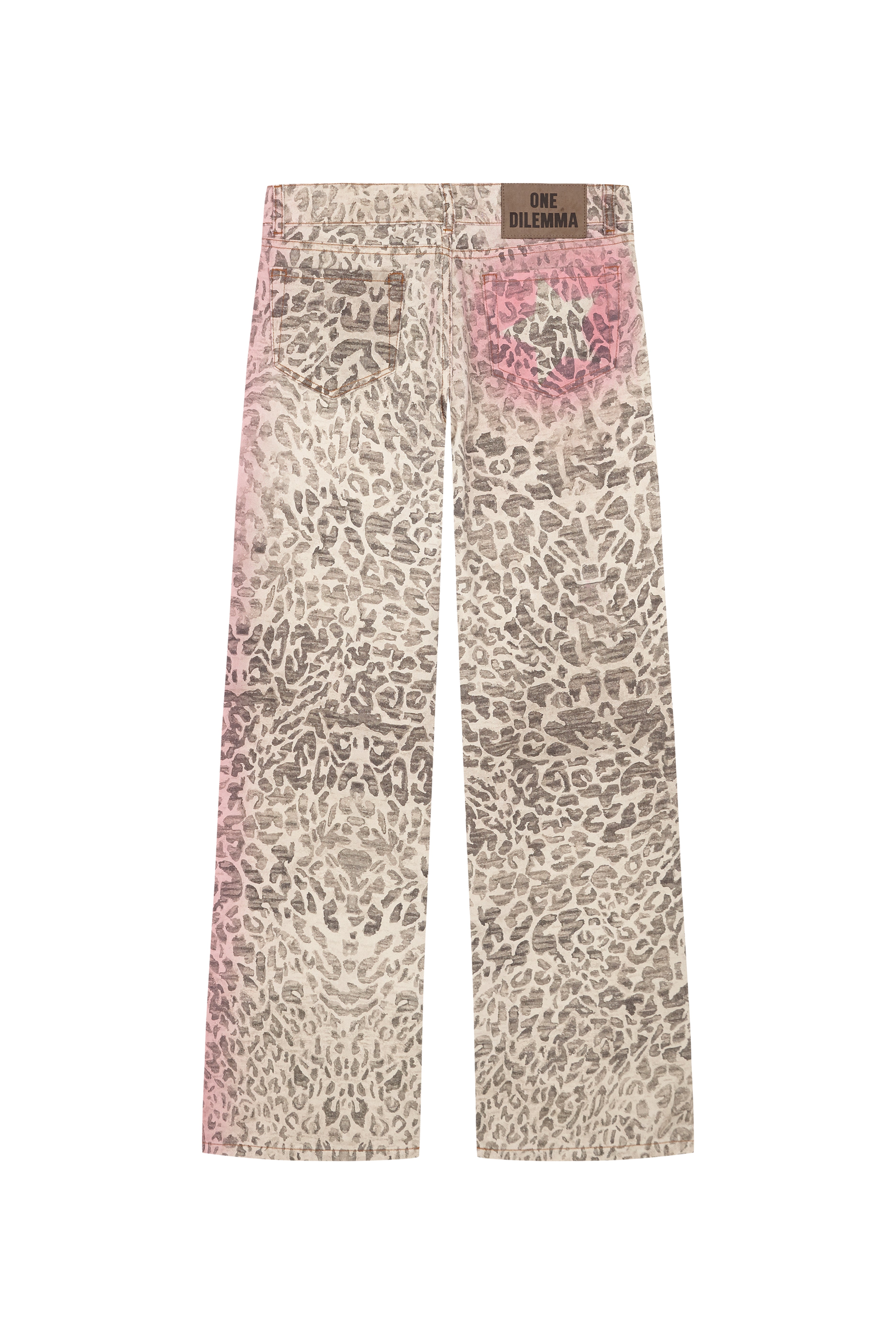 LEOPARD PINK FLASH JEANS