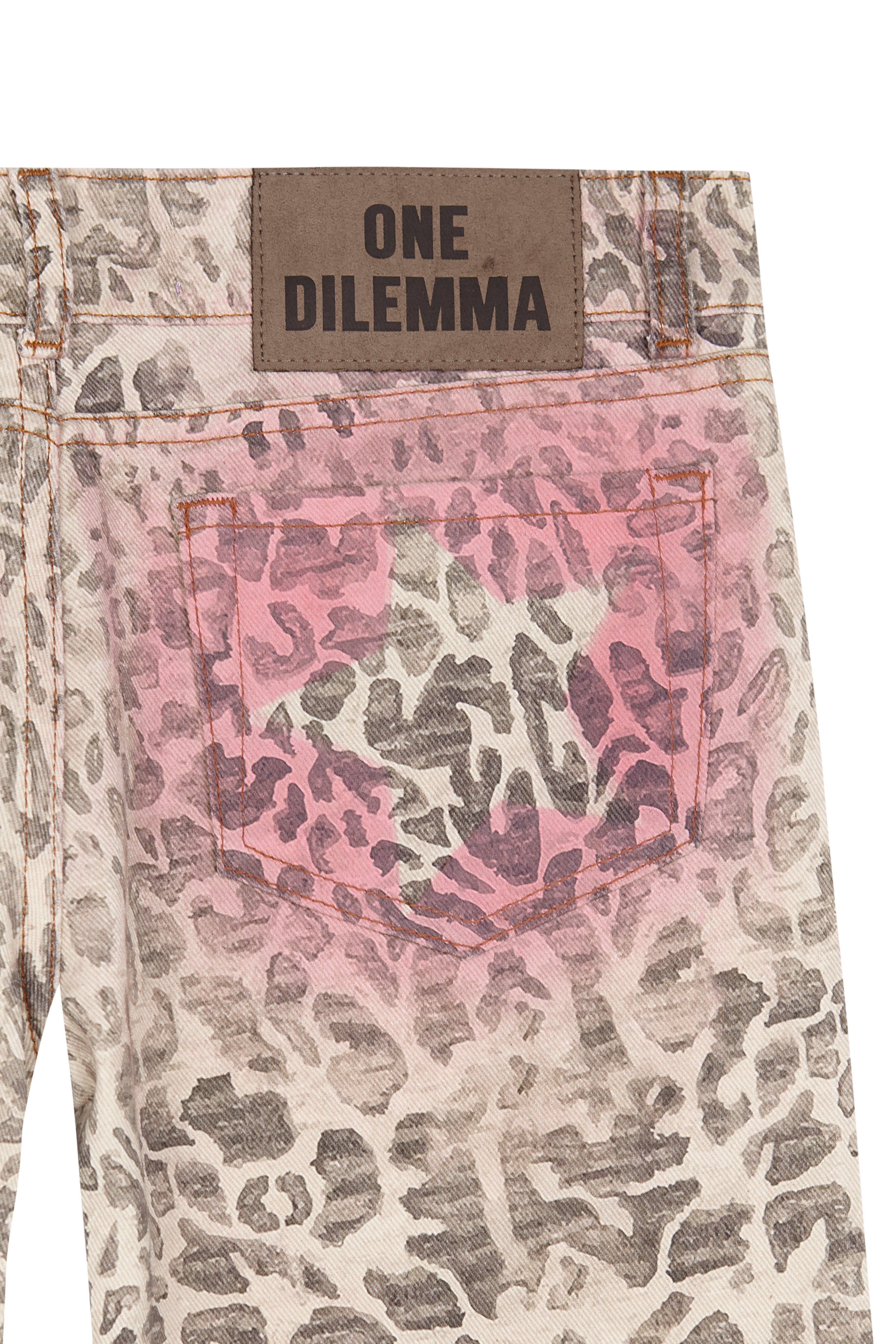 LEOPARD PINK FLASH JEANS